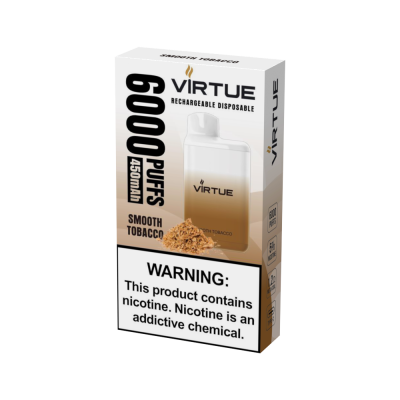 Virtue Bar Smooth Tobacco 6000 Puffs