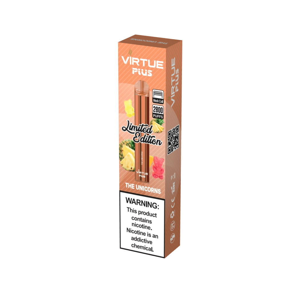 Virtue Plus The Unicorns 2800 Puffs Virtue Vapes